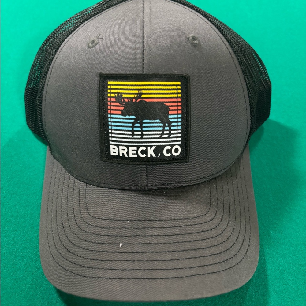 Breckenridge Colorado snap back trucker hat